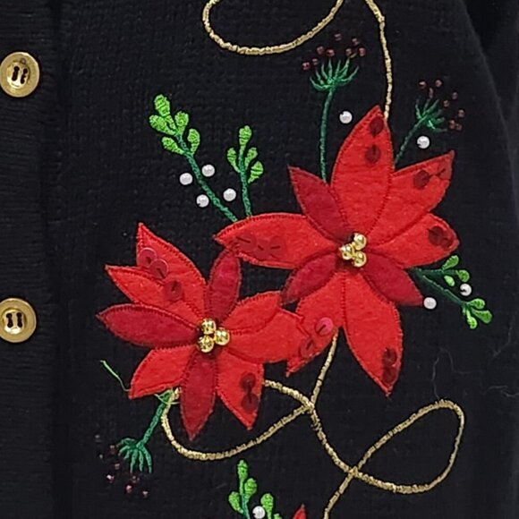 Kim Rogers Multicolor Holiday Vest Small - Picture 3 of 5